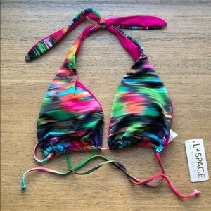 L*space Colorful Bikini Top